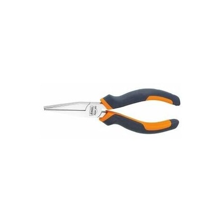 Garant 160 mm Long Flat-Nosed Pliers, Chrome-Plated, with Anti-Slip Grips 711180 160